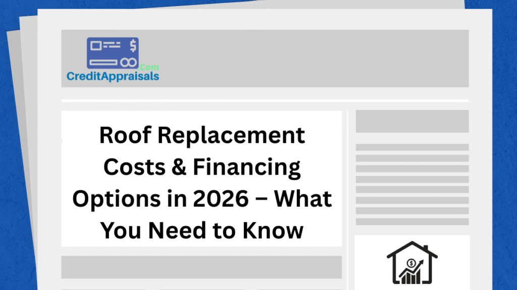 Roof Replacement Costs & Financing Options in 2026 – What You Need to Know